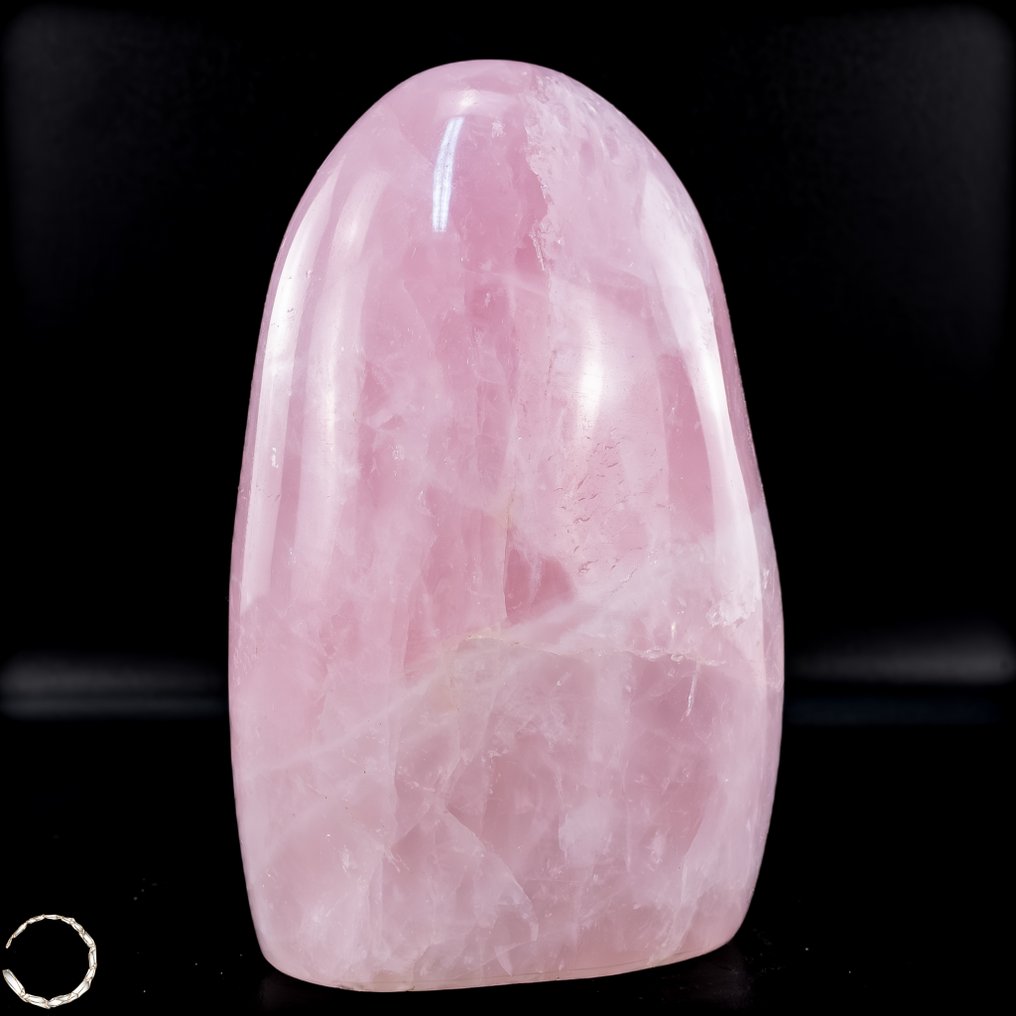 Intense Color Natural Roses Quartz from Brazil Freeform- 1362.25 g #4.3