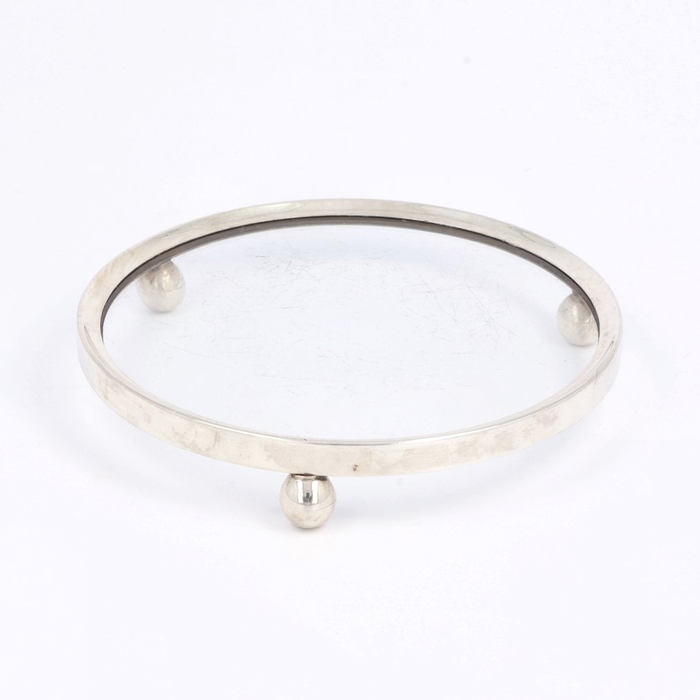 J.M. van Kempen - Wijnfles onderzetter - Sottobottiglia - .833 argento #1.0