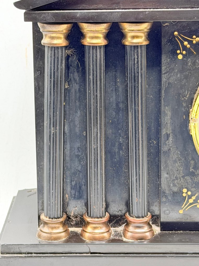 Mantel clock Neo-Classicism Marble, Brass - 1850-1900 #3.2