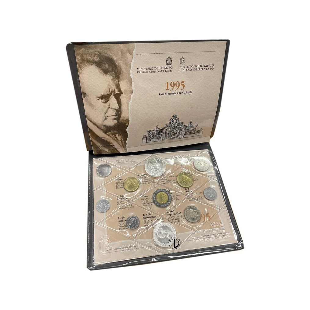 Italië. Official Set 1995 "Pietro Mascagni" (Zonder minimumprijs) #1.0