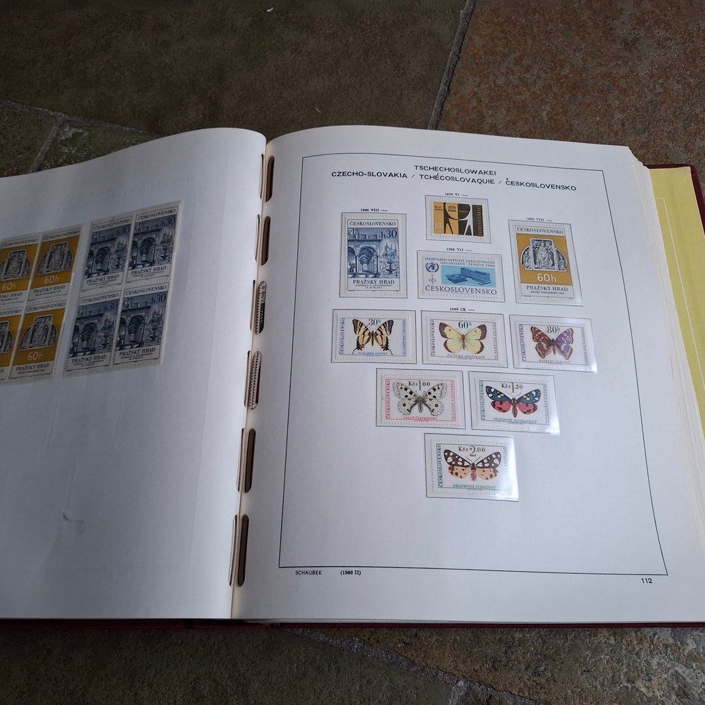 Czechoslovakia 1962/1980 - Collection of postage stamps and blocks almost complete in Schaubek printed album, mostly mint #1.0