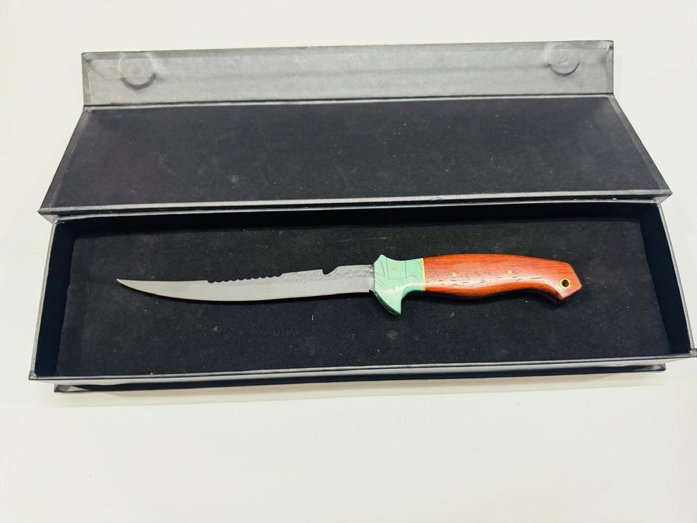 Μαχαίρι κουζίνας -  Ιαπωνικό μαχαίρι φιλέτου (068) - Λιγότερο Ατσάλι, εποξική ρητίνη με κουτί. - Ιαπωνία - Ιαπωνικό μαχαίρι φιλέτου #1.0