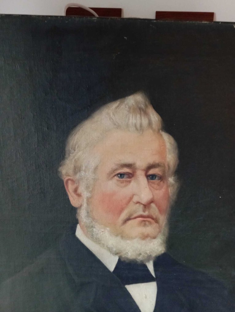 P. Fendmer (XIX) - Ritratto di uomo 1890 #3.2