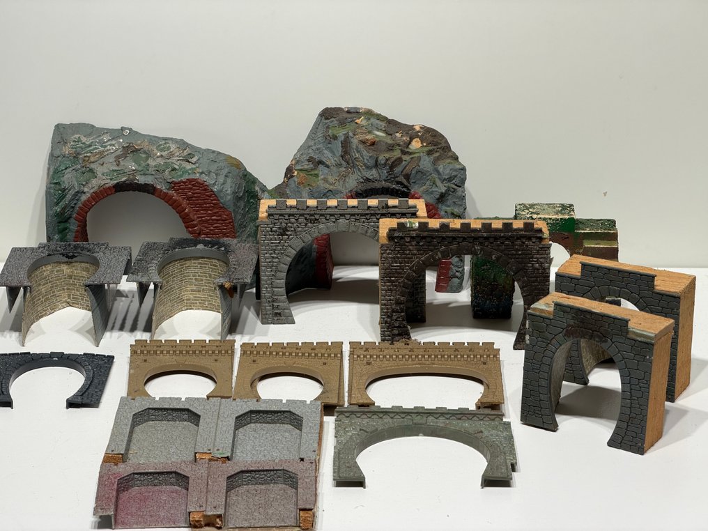 Faller H0 - Τοπίο τρένου μοντελισμού (19) - τούνελ, εισόδους και πύλες. #1.0