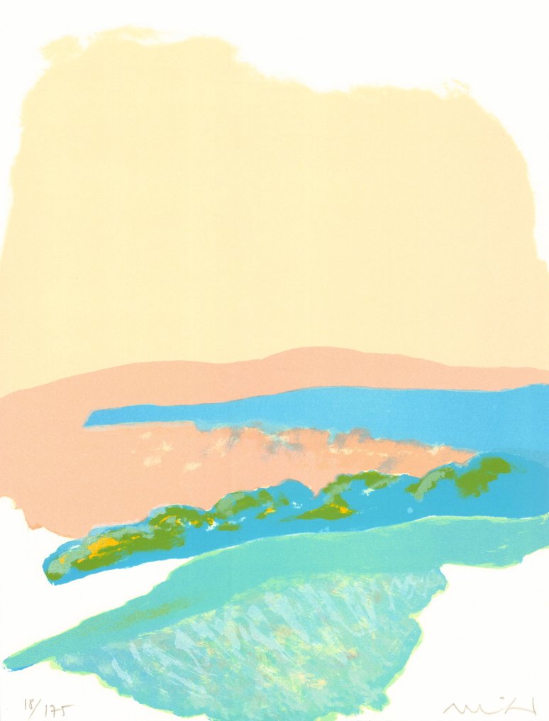 Roger Muhl (1929-2008) - Une pâle lueur rose #1.0