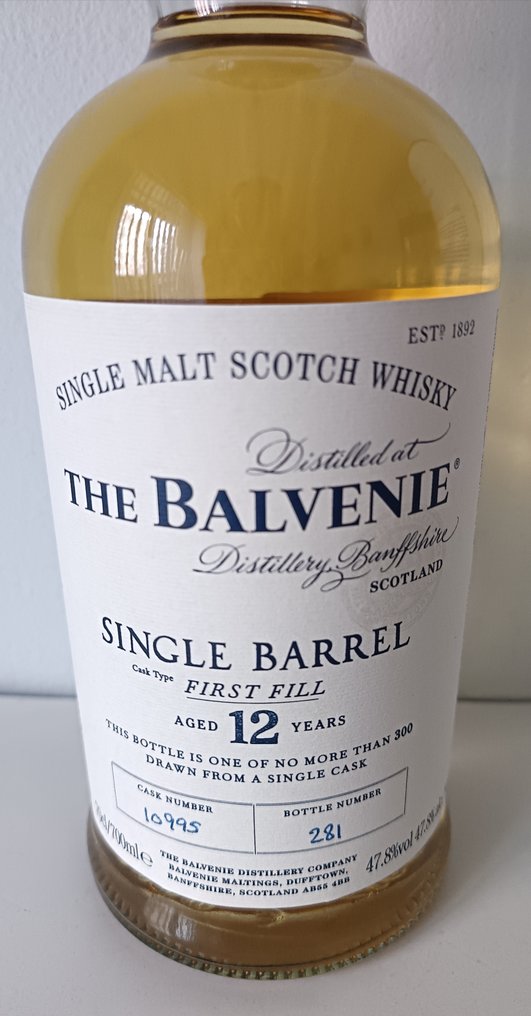 Balvenie 12 years old Single Barrel - First Fill Bourbon Cask No. 10995 - 70cl #2.1