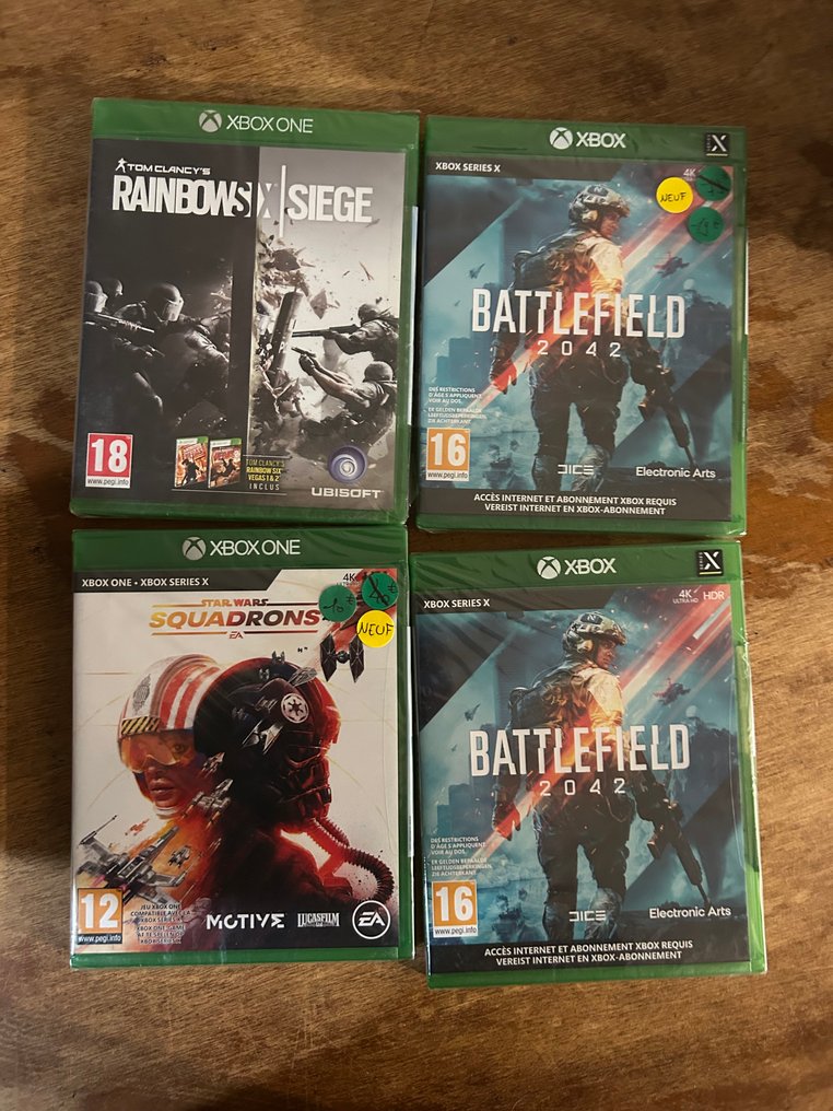 Microsoft - Xbox One - Tom Clancy's Rainbow Six Siege; Battlefield 2042; Star Wars Squadrons - Gra wideo - w oryginalnym zafoliowanym pudełku #1.0