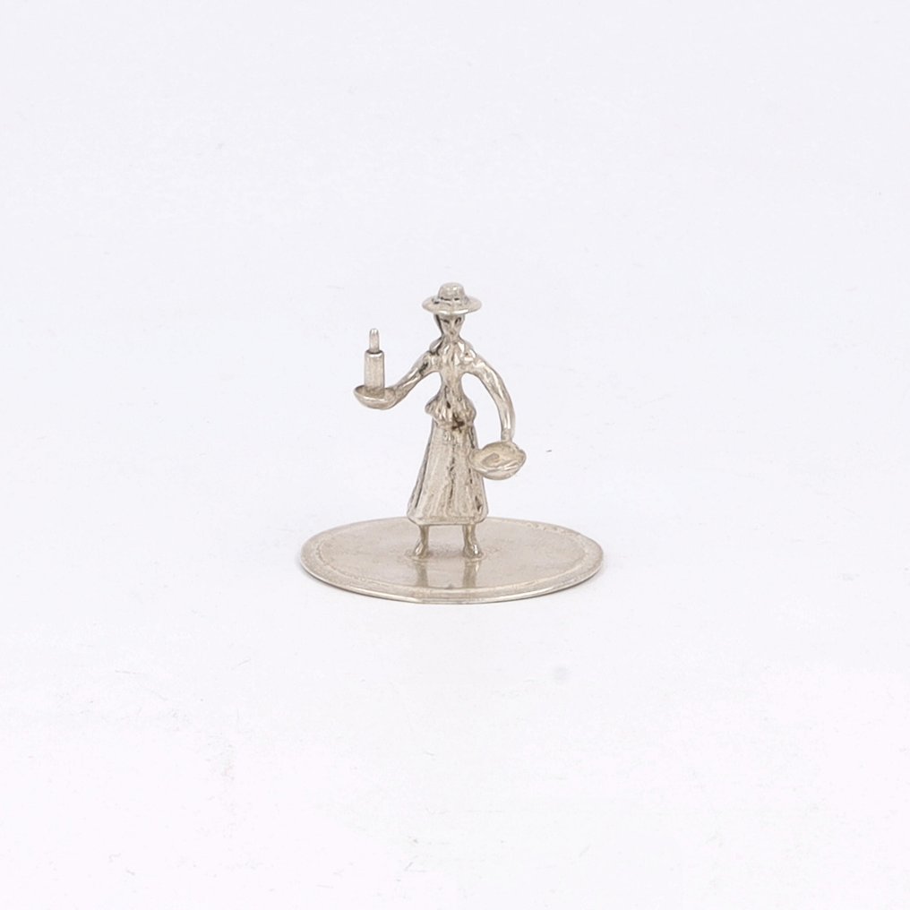 NO RESERVE - o.a. Valkenier & Muzikanten - Figura in miniatura  (7) - .835 argento #4.3