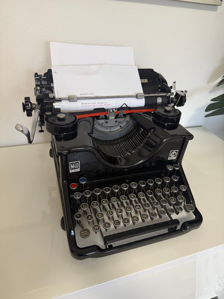 Olivetti, M40 - Typewriter - 1930-1940 #1.0