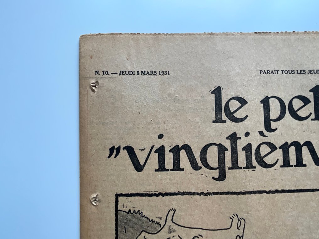 Petit XX - 5 mars 1931 - couverture dessinée par Hergé - 1931 #4.3