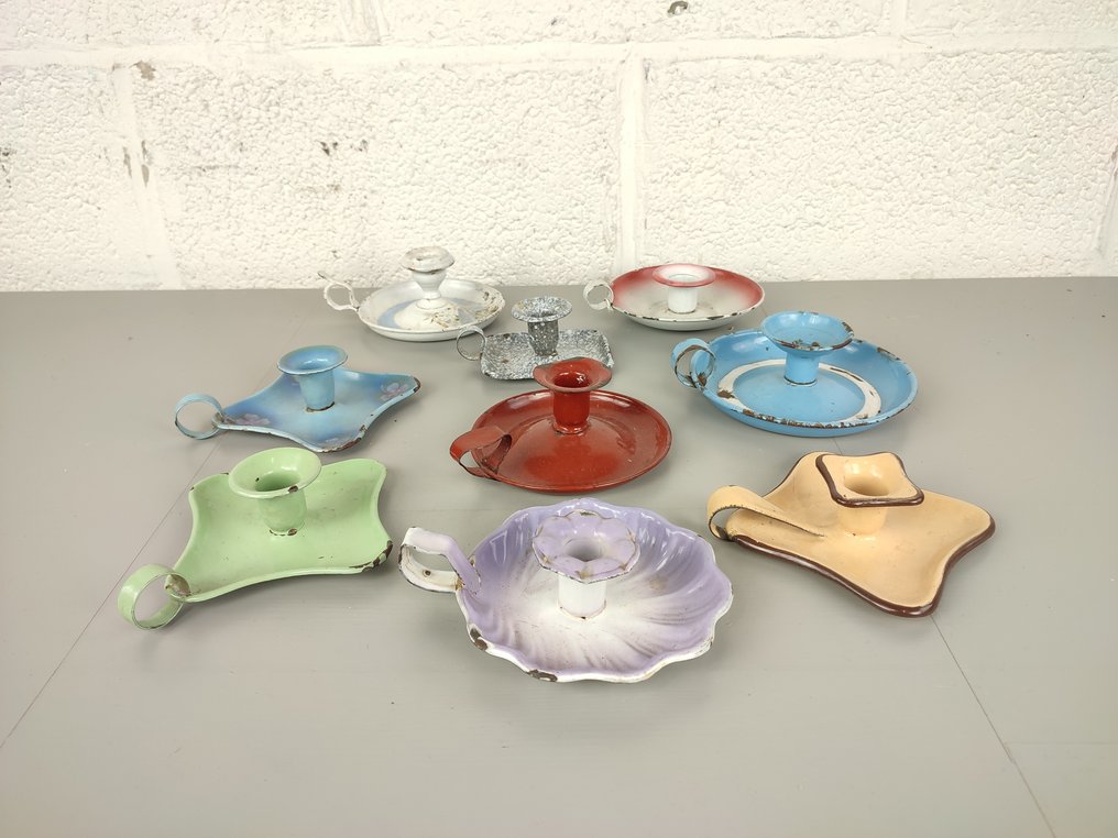 Candlestick (9) - Enamel - Collection of enamel badges #1.0