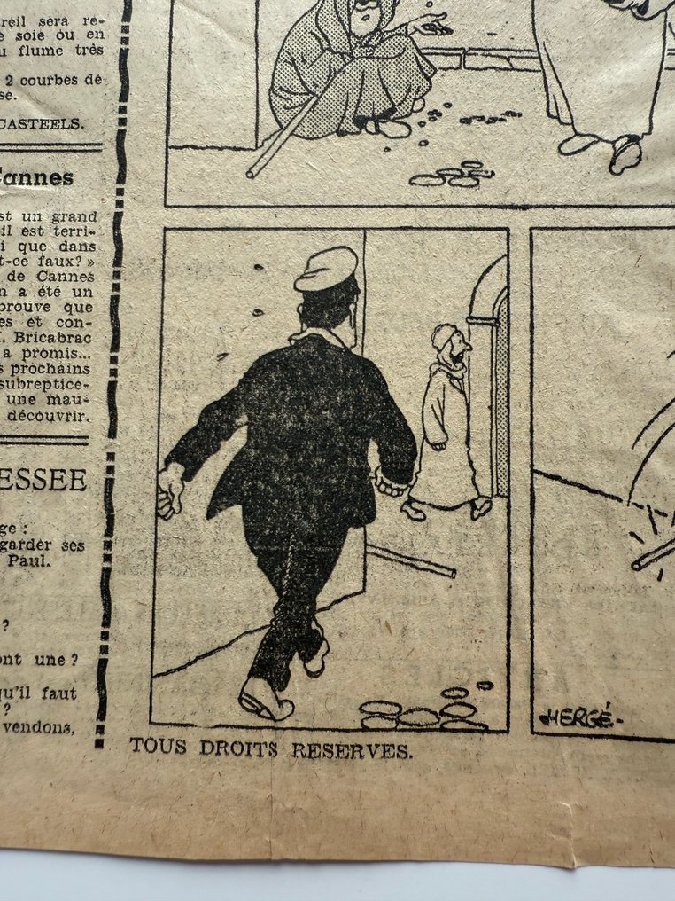 Le Soir Jeunesse - 27 juillet 1941- version courte sur deux pages inclue dans une page du journal - 1941 #3.2