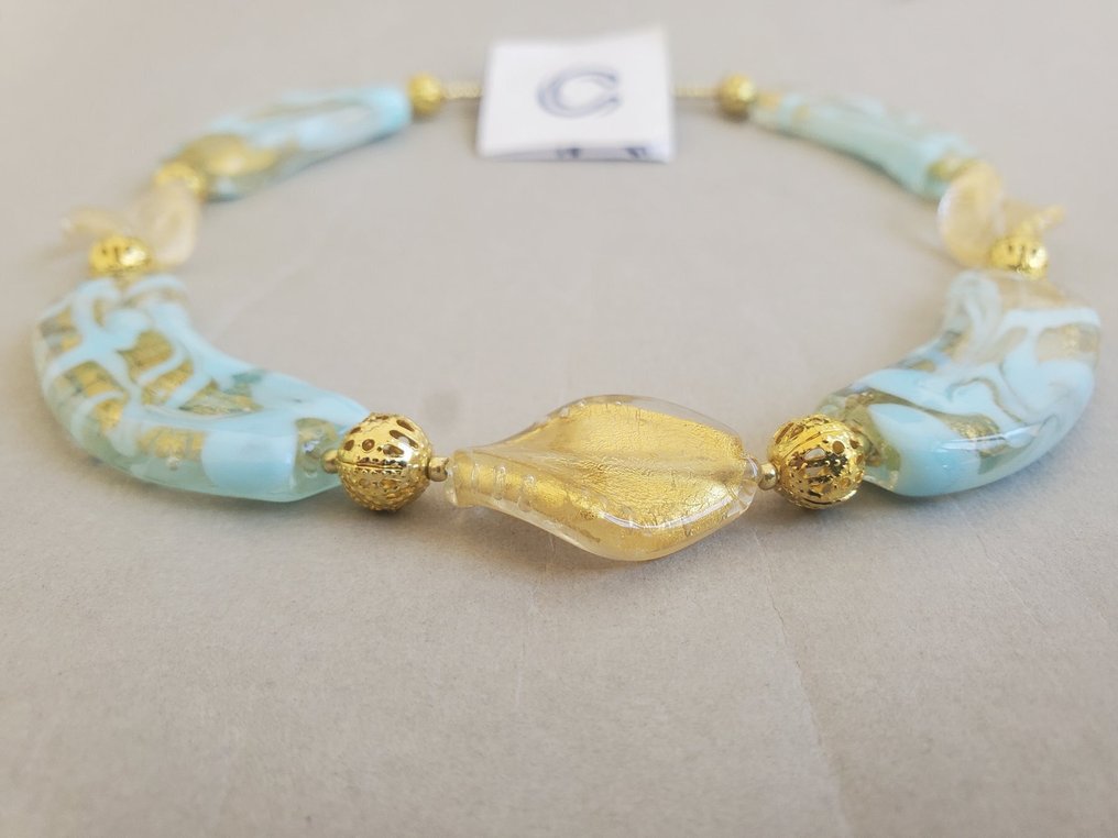 24 克拉 - 黃金, Murano - 頸鏈 #2.1