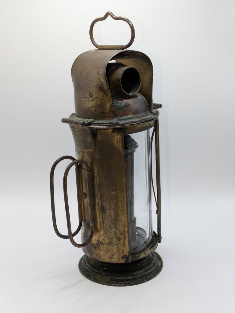 Luchaire - Lantern - Brass, Crystal - 19th-century military lantern #2.1