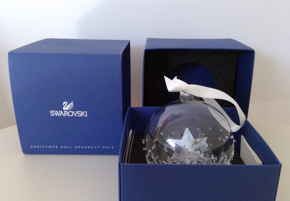 聖誕裝飾品 SWAROVSKI - 圣诞球装饰品 年度版 2014 - 玻璃, 金屬, 紡織品 #1.0