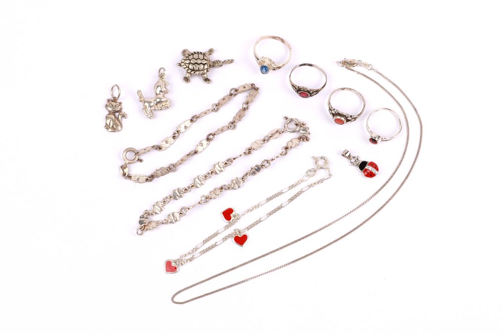 Zonder minimumprijs - Ring Zilver - veel kindersieraden #1.0