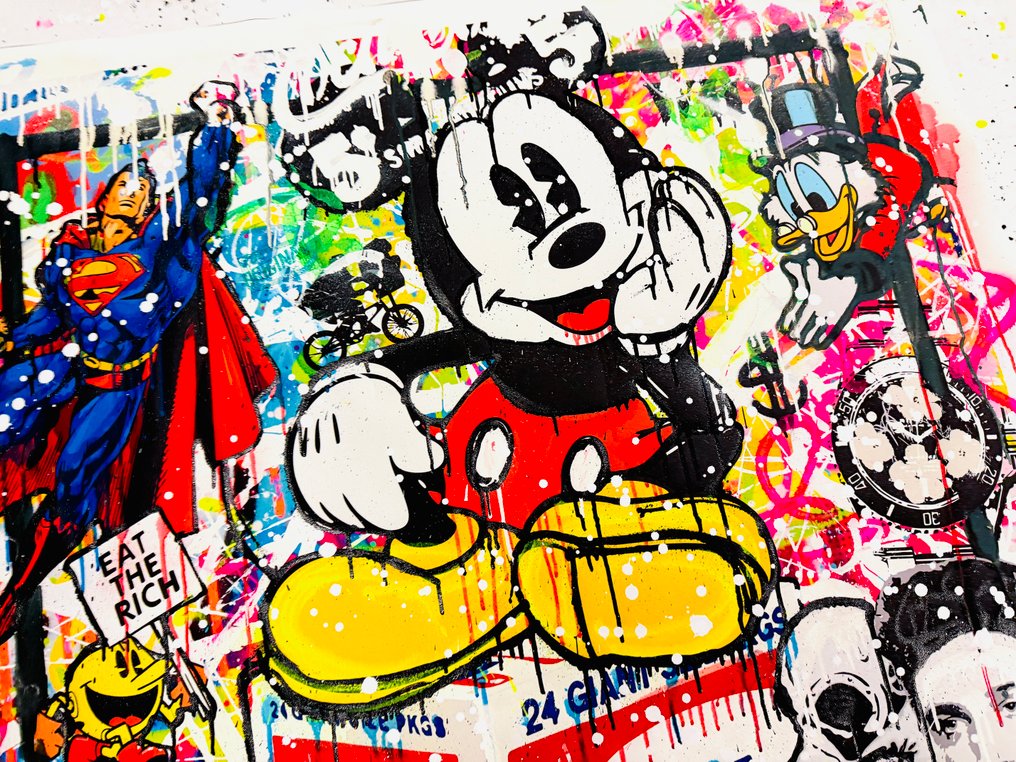 Mikko - Mickey Mouse Chilin On Brillo Box - XL (No reserve price!) #4.3