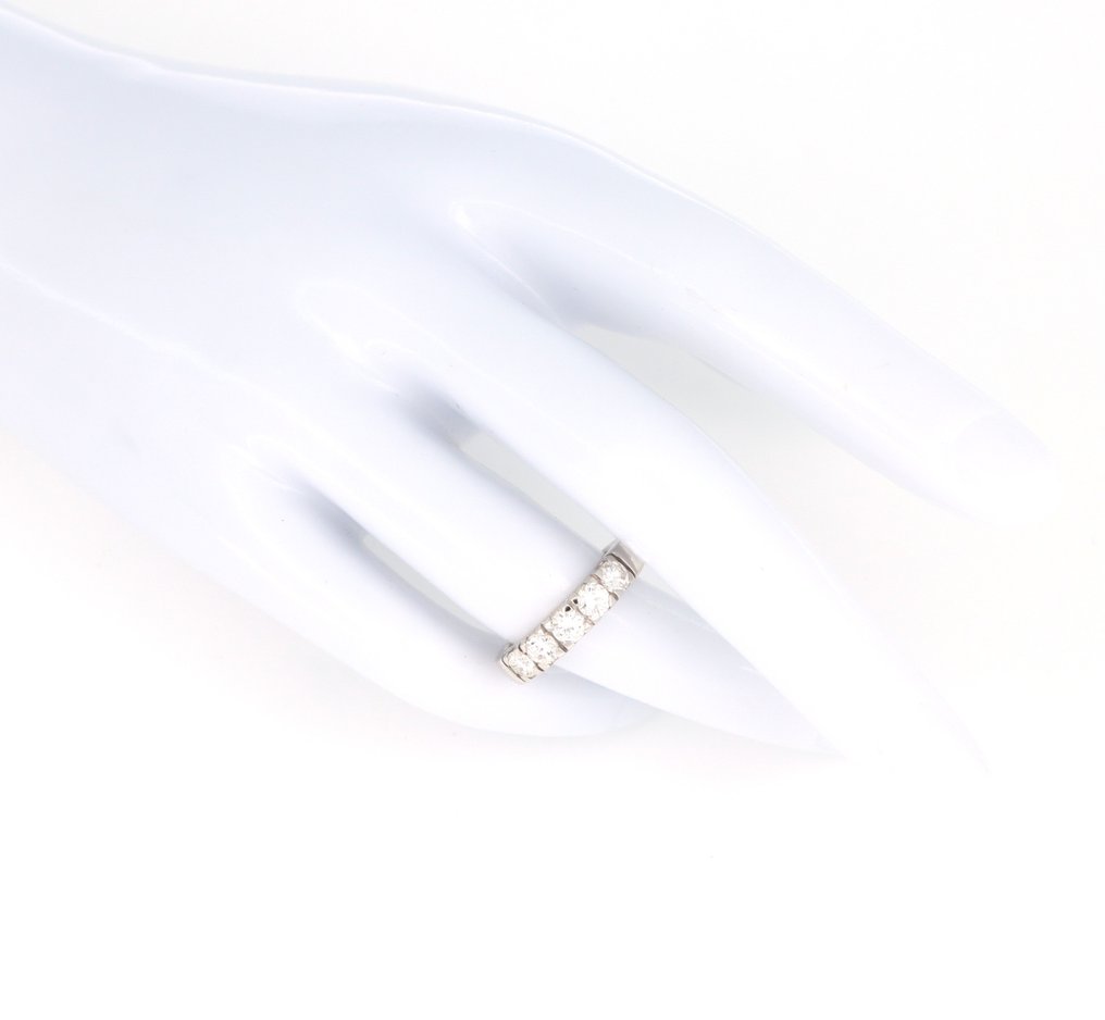 Nincs minimálár - Gyűrű - 18 kt. Fehér arany -  1.00ct. tw. Gyémánt (Természetes)  #1.0