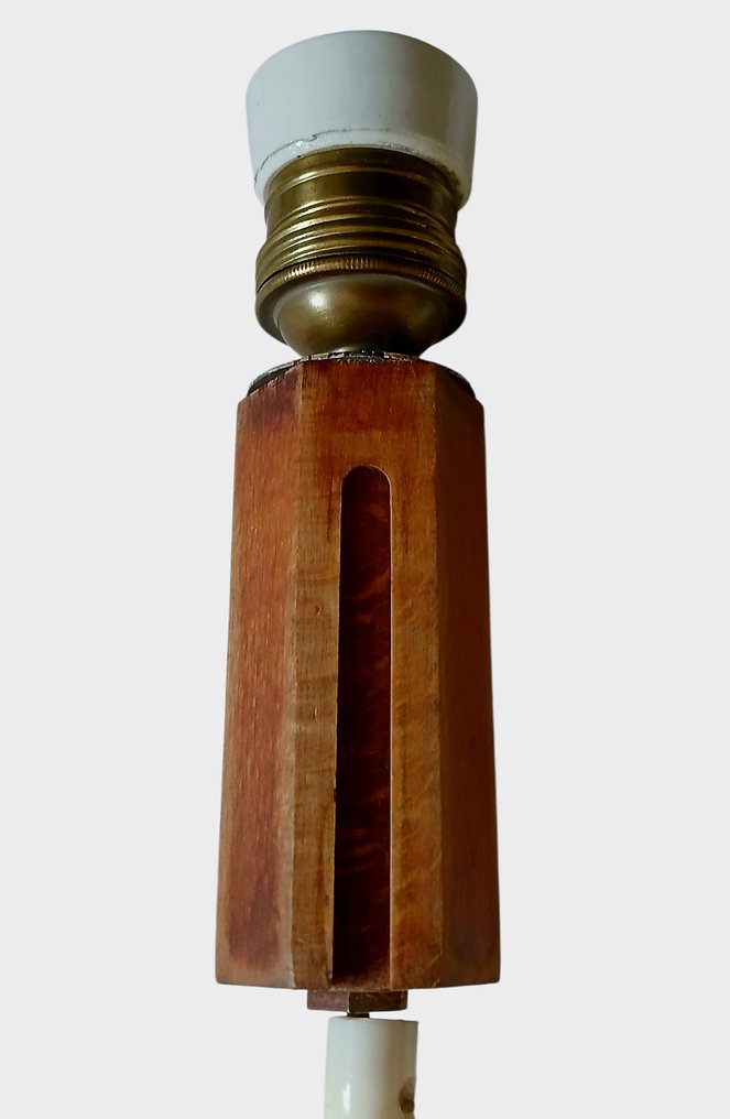 Staande lamp - Tripod vloerlamp - teak #3.2