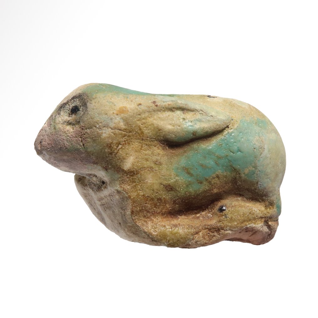 古埃及, 托勒密 Faience 野兔图形 #1.0