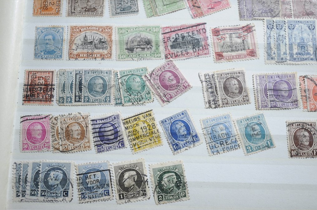 World  - Search party with various countries in a pile of stock books (199 photos). #3.2