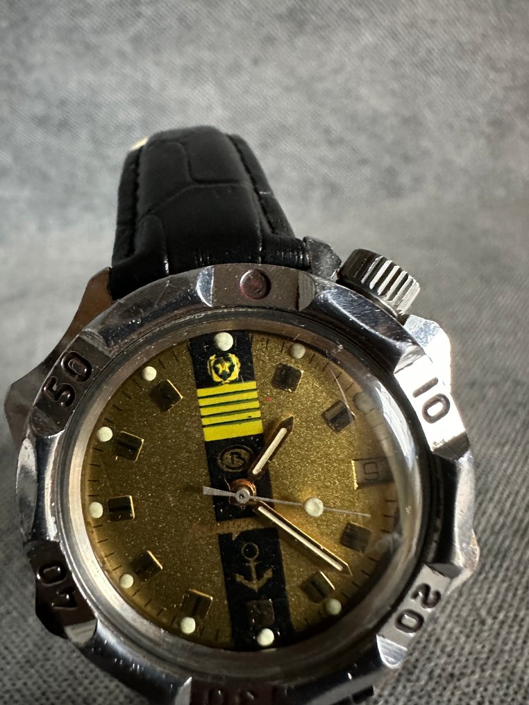 苏联 - 原装 Vostok-Watch 海军上将的 - 軍用配件 #4.3