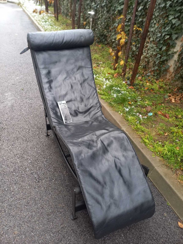 Cassina - otte Perriand, Le Corbusier - 躺椅 - LC4 - 皮革 - 限量版黑色Fra #4.3