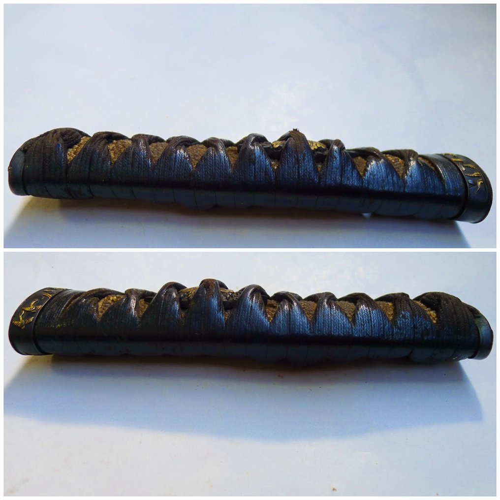 美丽的飞翔的鹤，雾叶图案的柄 - 日本 - 江戶時代（1600-1868） #4.3