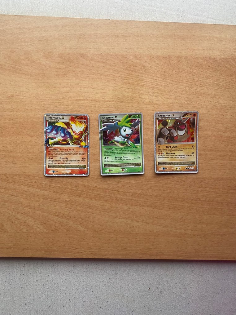Pokémon - 3 Card - Infernape, Shaymin, Rhyperior - Diamond & Pearl #1.0