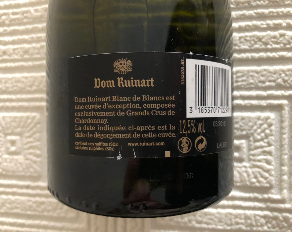 2009 Dom Ruinart, Blanc de Blancs - Champagne Brut, Grand Cru - 1 Flasker (0,75 L) #3.2