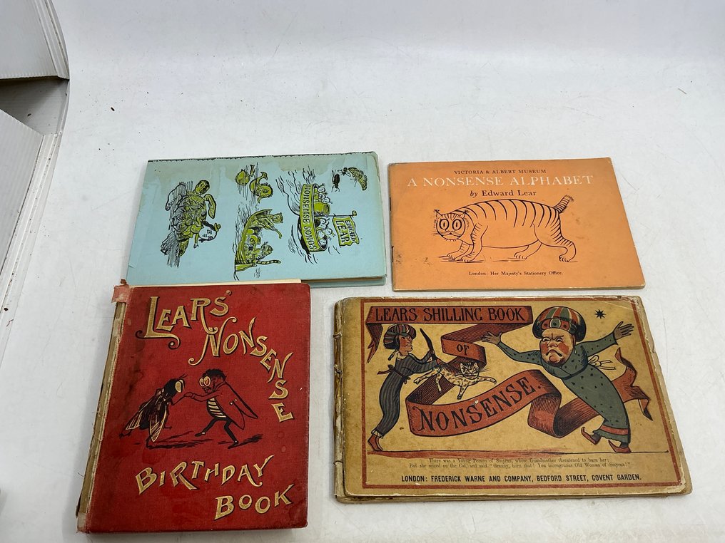 Edward Lear - Five Edward Lear illustrated Nonsense books - 1870 #1.0