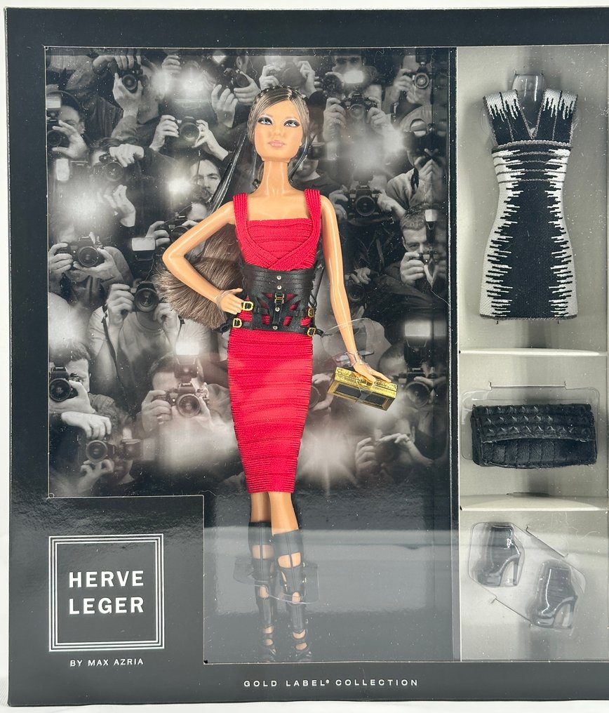 Mattel  - 芭比娃娃 Hervé Léger by Max Azria – Barbie Collector Gold Label – 2013 – Limited to 9,200 Worldwide - 美國 #1.0