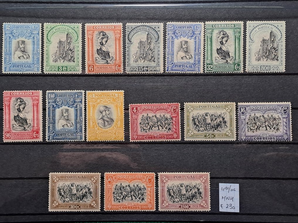 Πορτογαλία 1910/1982 - Πορτογαλία 1910/1982, ολοκληρωμένες καινούριες σειρές, κατάλογος, 3500 ευρώ. - Unificato 2019 #3.2