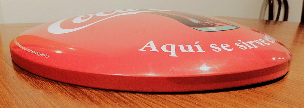 καρτέλ κουμπί Coca-Cola - Διαφημιστική πινακίδα - Ορείχαλκος #2.1