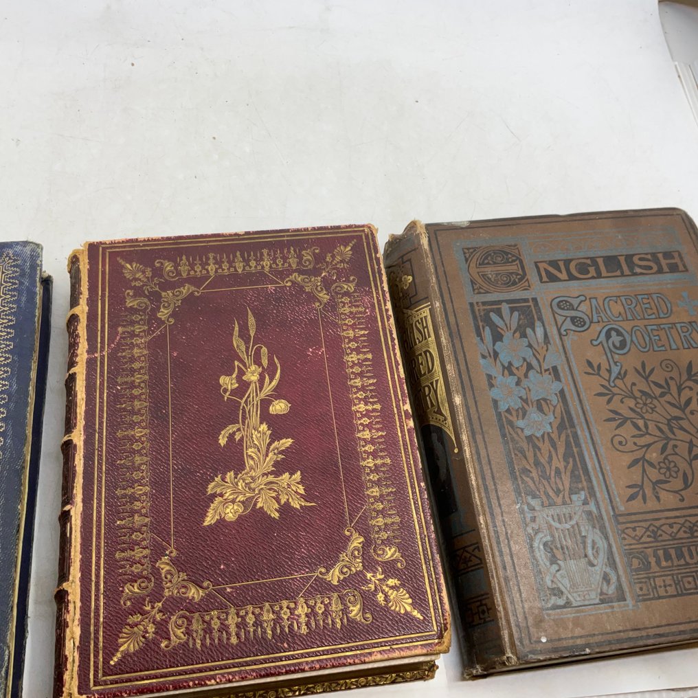 Byron, Coleridge, Cook, Shakespeare and many others - Three 19th century decorative poetry collections - 1858 #2.1