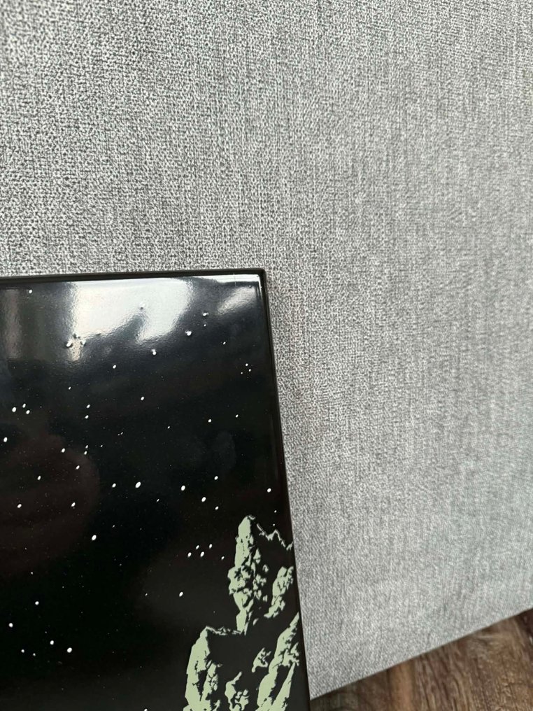 Tintin - 1 Εμαγιέ πλάκα Tintin και Σελήνη #2.1