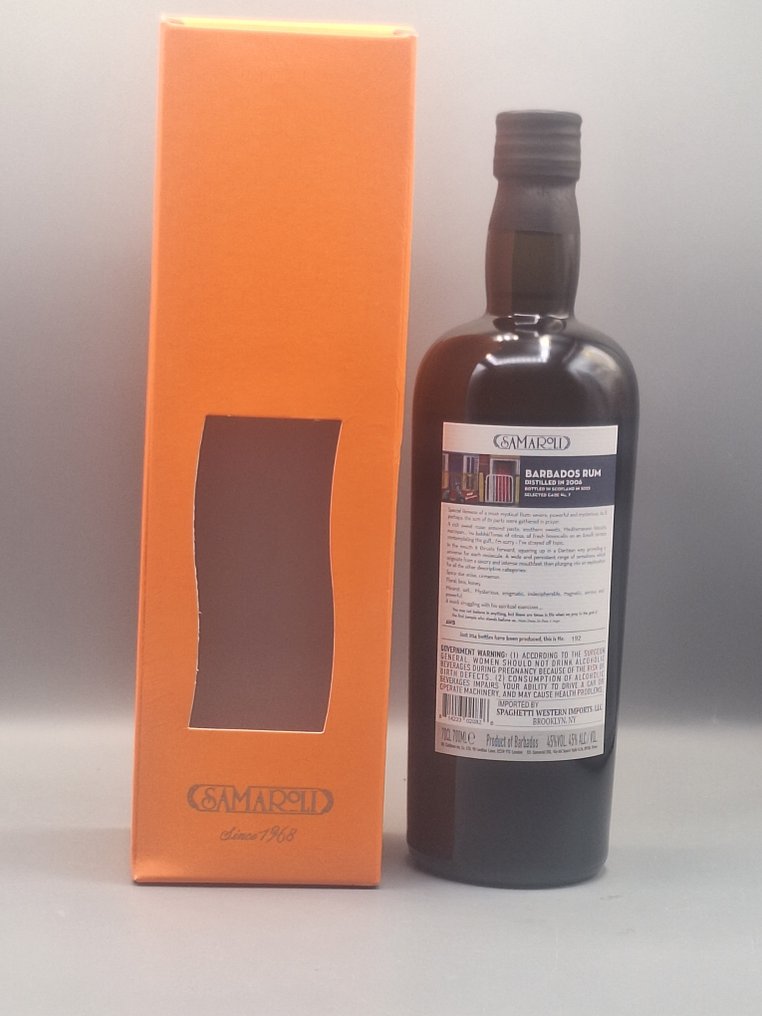 Samaroli 2006 - Barbados - Cask no. 7. for US market - b. 2022 - 750ml #2.1
