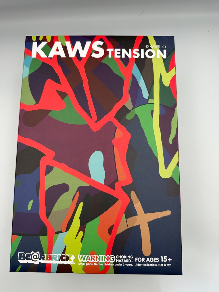 Medicom Toy - Kaws (1974) - 玩具人偶 - Kaws Tension Be@rbrick 400% & 100% Bearbrick Medicom Toy - 塑料 #1.0
