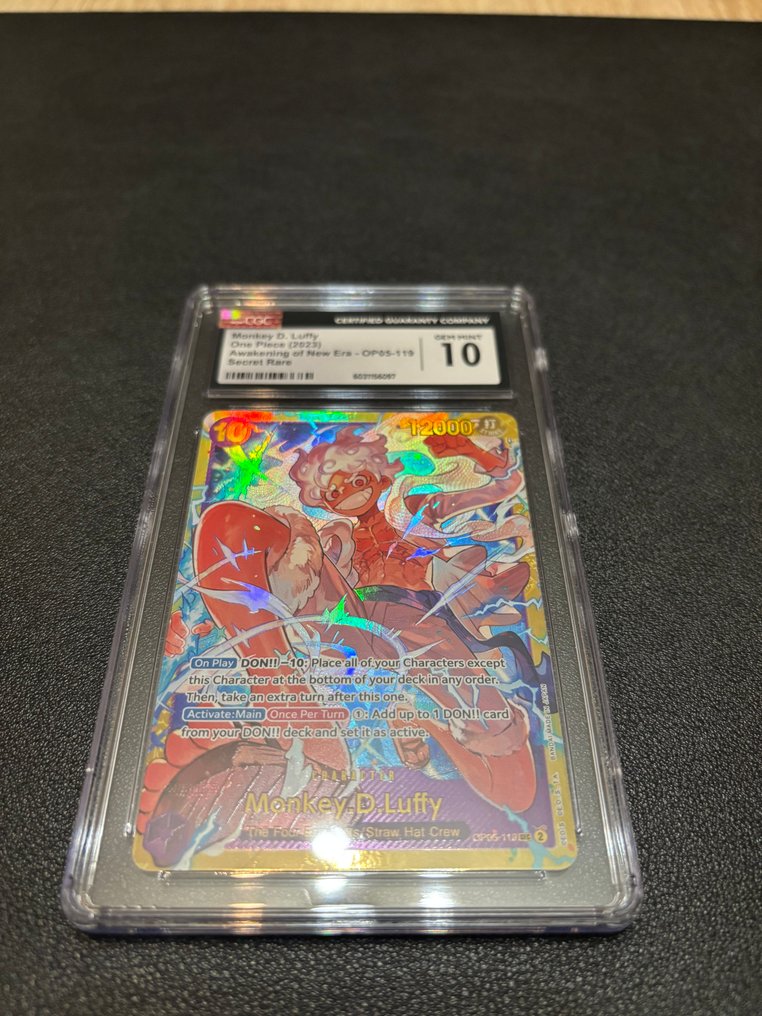 Monkey D. Luffy One Piece (2023) Awakening of New Era - OP05-119 Secret Rare - 1 Graded card - One Piece - CGC 10 #2.1