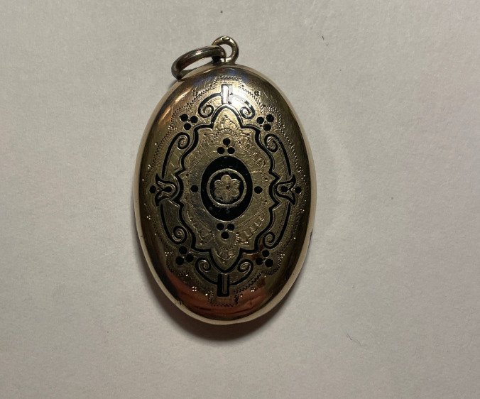 Pendentif en forme de médaillon - 14 carats Or jaune #1.0