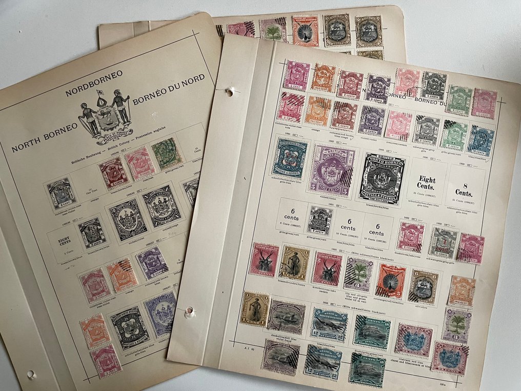 North Borneo  - Part from an old general collection. #1.0