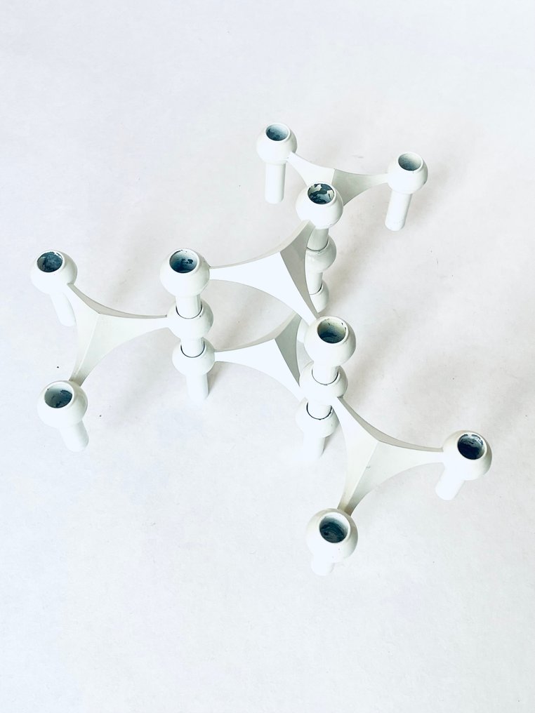 Fritz Nagel (BMF) - Ceasar Stoffi - Κηροπήγιο (5) - Λευκό μέταλλο - Μονάδες της Εποχής του Διαστήματος #1.0