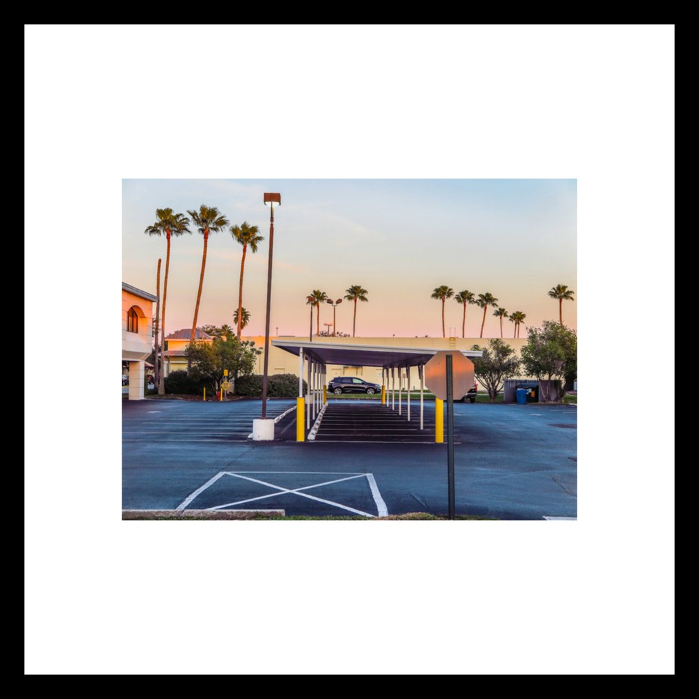 Dennis Church (1949-) - Transport. Limited edition + signed limited edition print Car Port and Palm - 2024-2025 #1.0