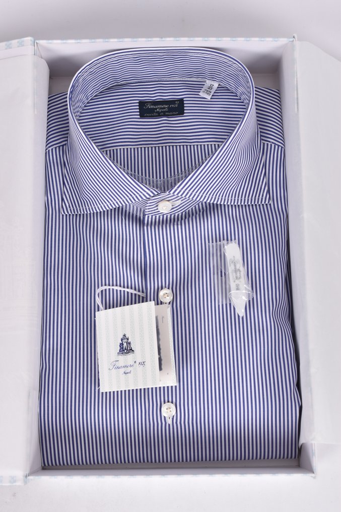 Finamore - 43 - Cotton - No reserve price - Koszulka - Nowe z metkami #1.0