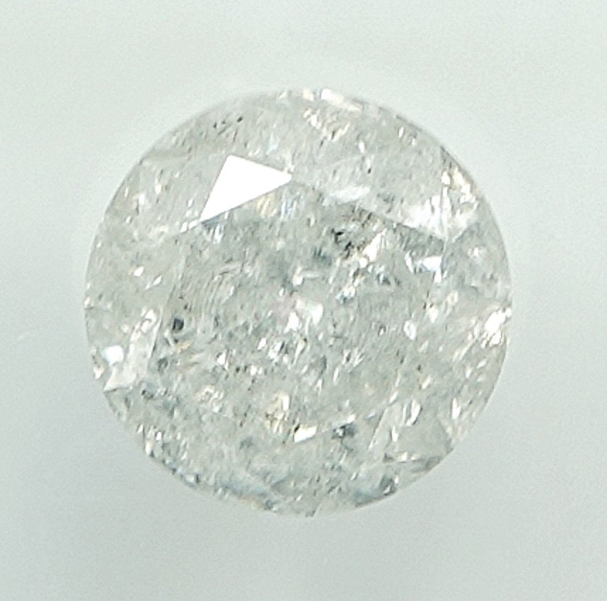 Sans prix de réserve - 1 pcs Diamant  (Naturelle)  - 0.66 ct - Rond - G - I3 - Gem Report Antwerp (GRA) #1.0