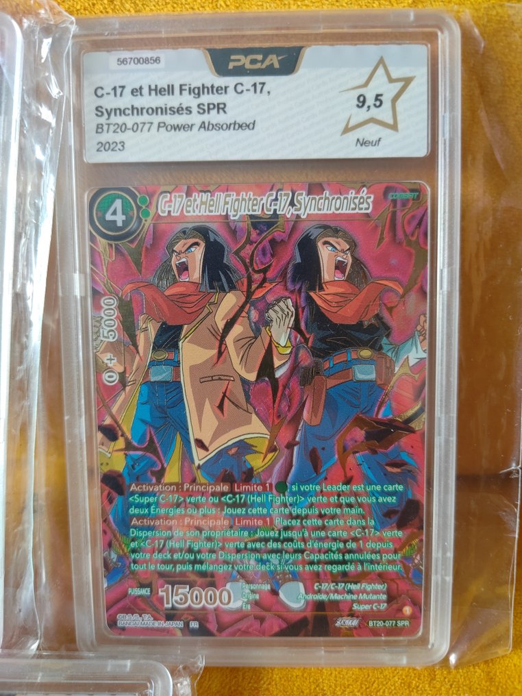 Bandai - 3 Graded card - Dragon Ball - univers 7 Alternate art - PCA 9.5 #2.1