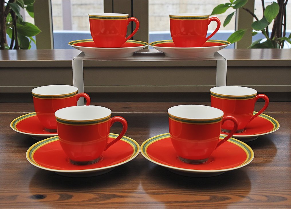 Hermès - 咖啡杯 (6) - Toucans - 瓷 #1.0