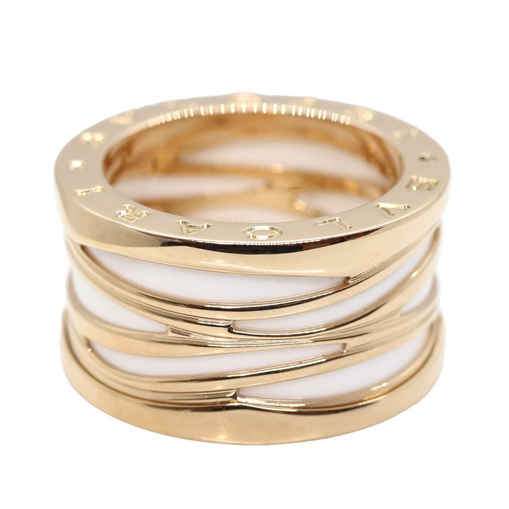 Bvlgari - Sormus - B.zero 1 - 18 kt. Ruusukulta, keramiikka - Design Legend #3.2