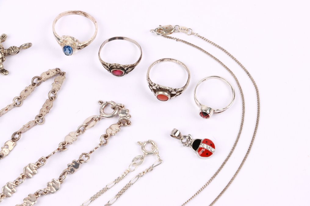 Zonder minimumprijs - Ring Zilver - veel kindersieraden #2.1