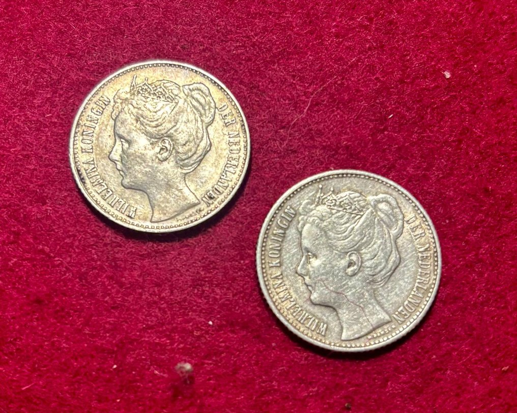Hollandia. Wilhelmina. 1/2 Gulden 1898 - 1906 (2) - Scare dates (Nincs minimálár) #4.3